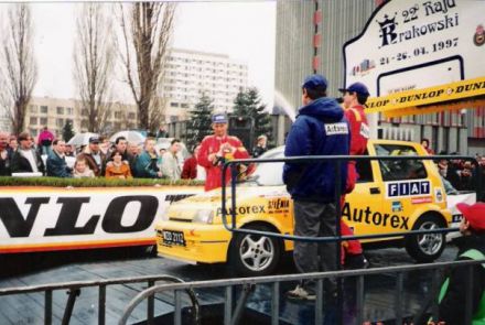 Jacek Sikora i Marek Kaczmarek - Fiat Cinquecento Sporting.